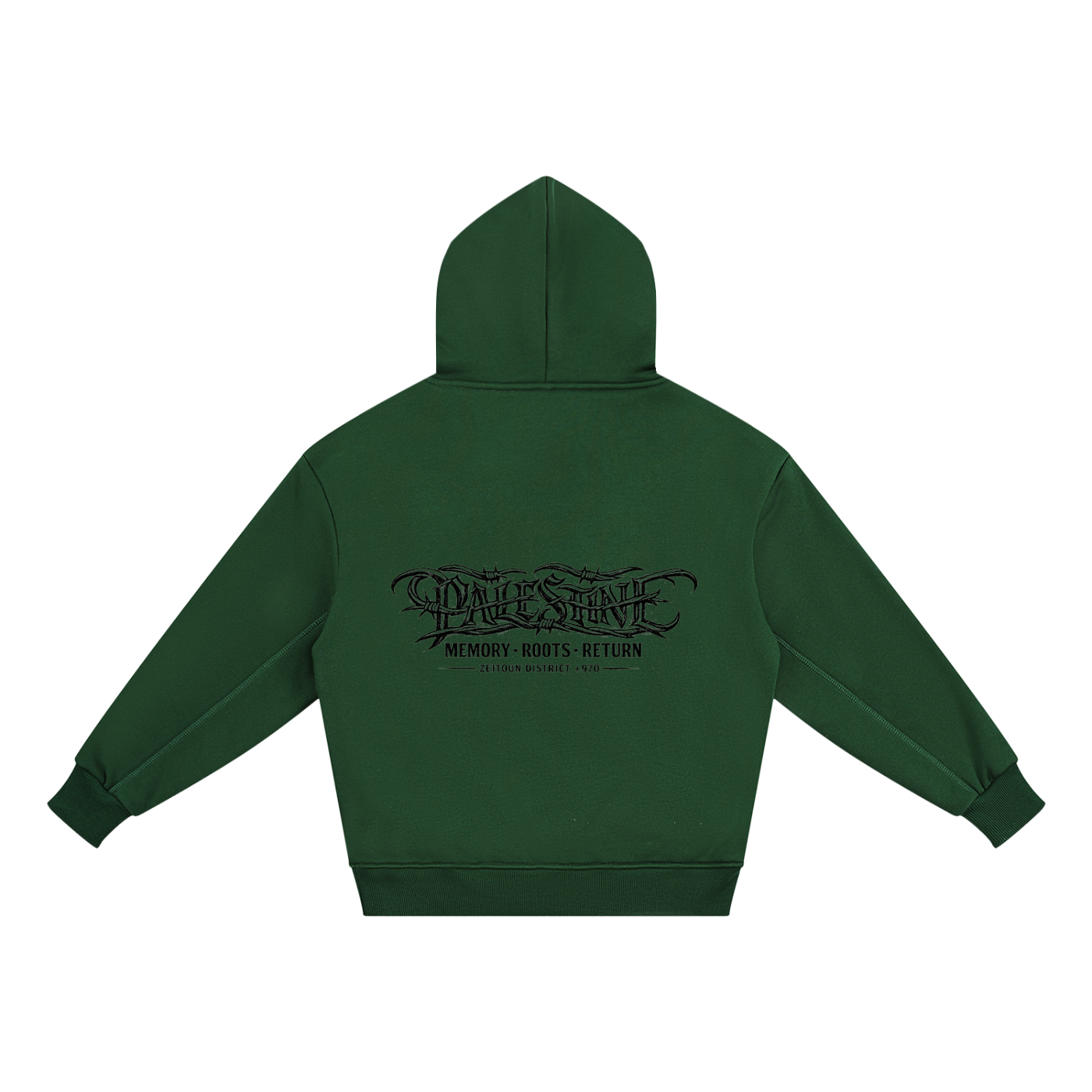 '+970 Palestine Essential Kids' Fleece Hoodie
