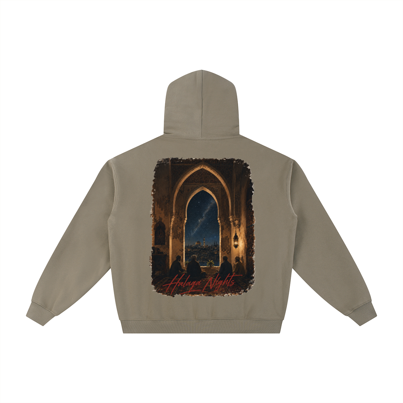 Halaqa Nights Zip-Up Hoodie — Zeitoun District