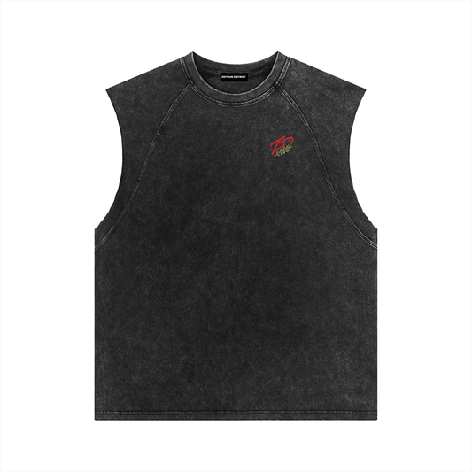 Hayy Al-Zeitoun Snow Washed Tank Top — Zeitoun District