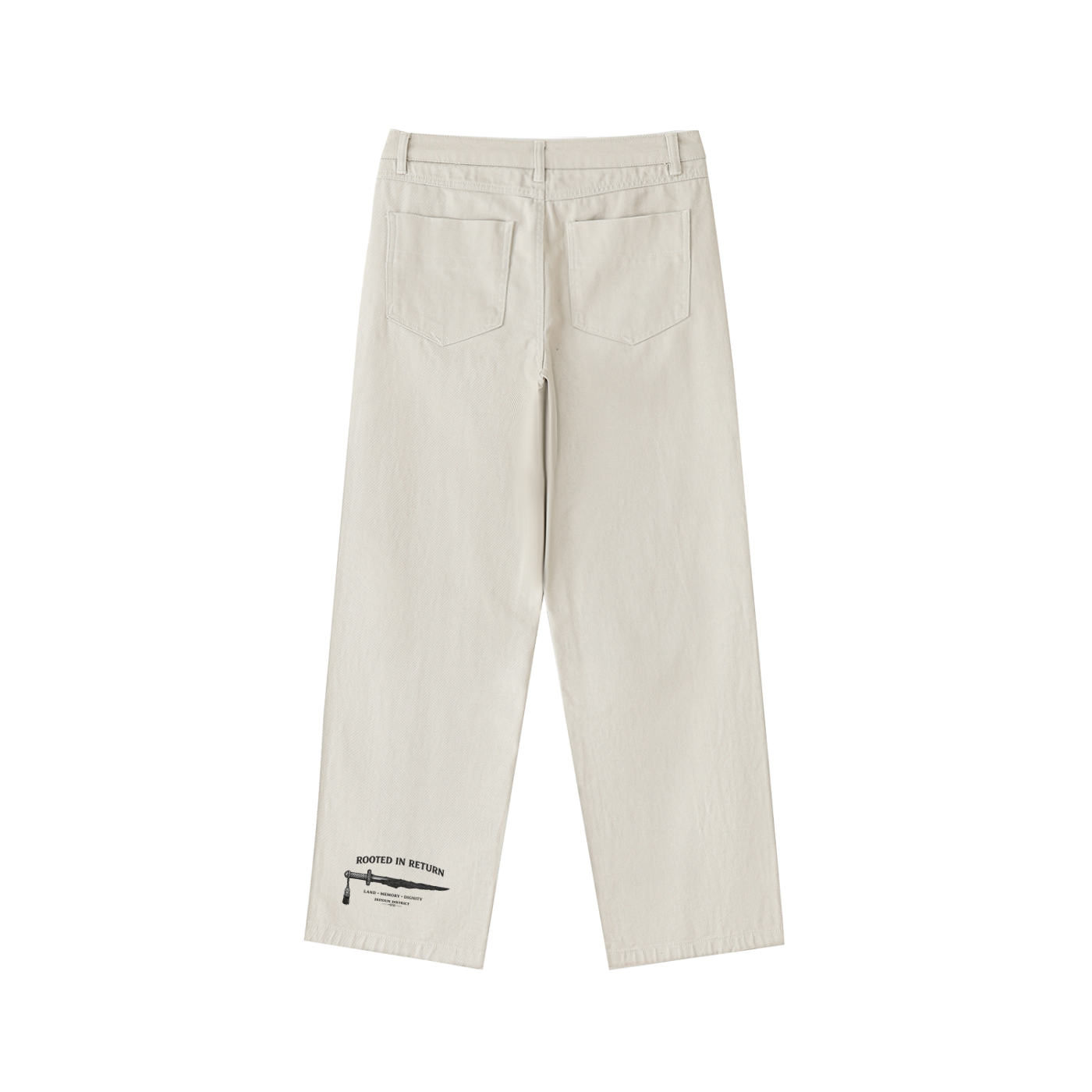 Sword of Return Heavyweight Cotton Straight-Leg Pants