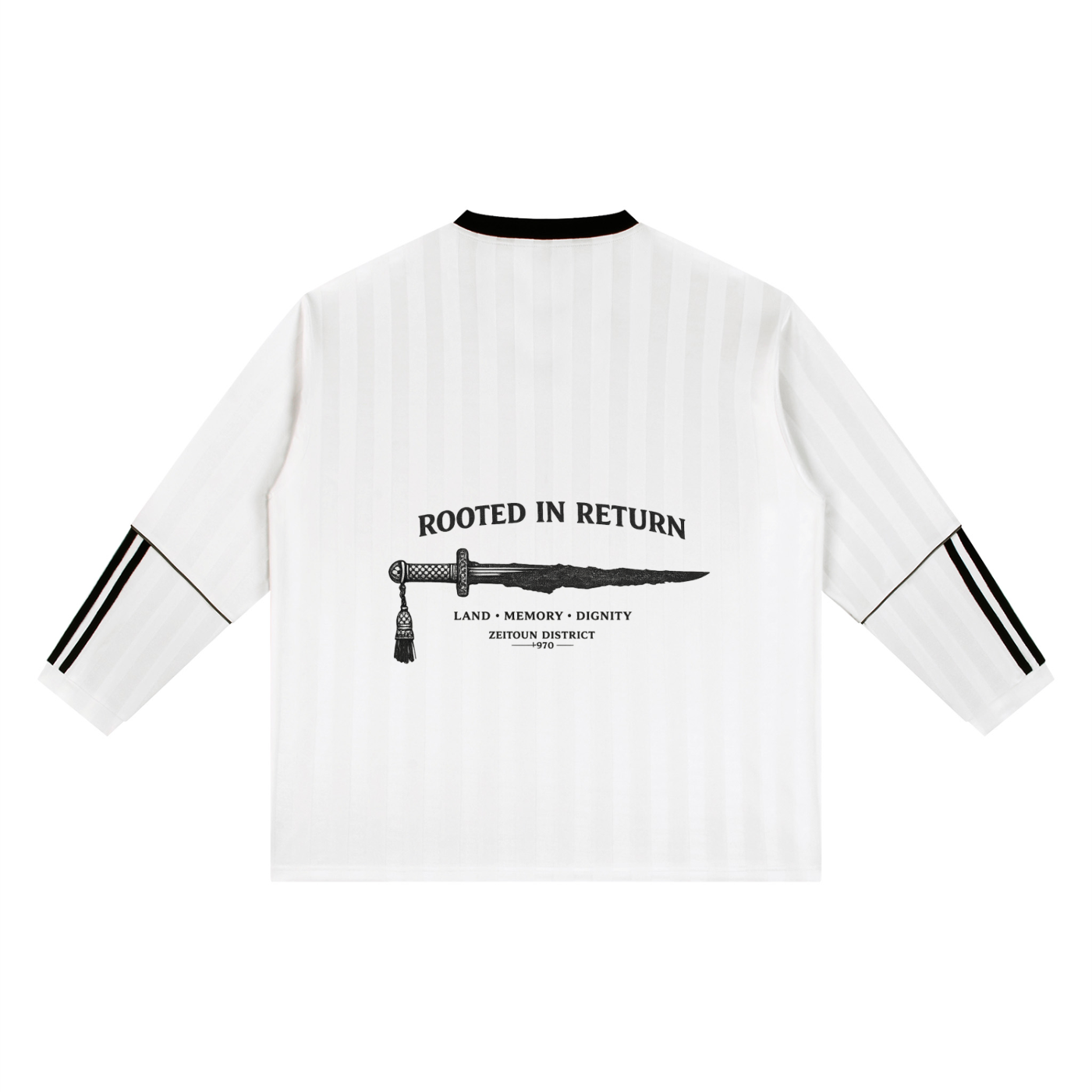 Sword of Returd Unisex Striped Soccer Jersey