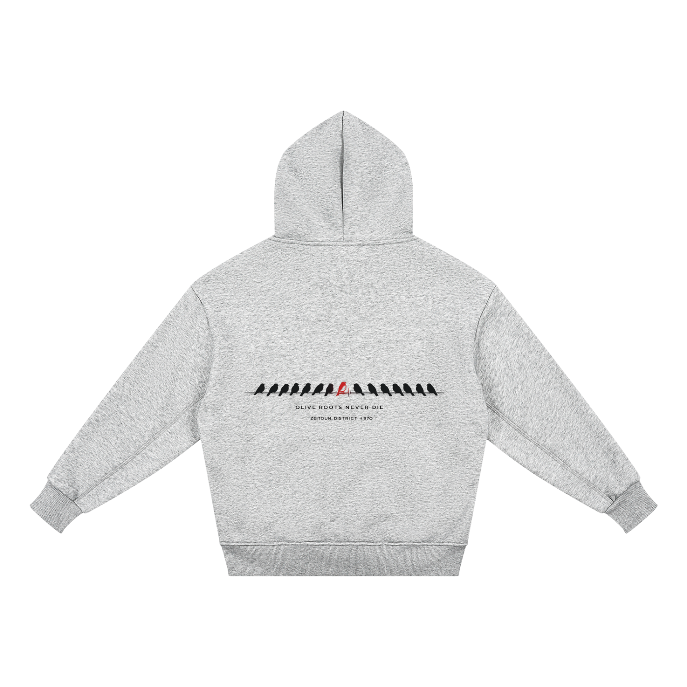 '+970 Birds on Wire Essential Kids' Fleece Hoodie