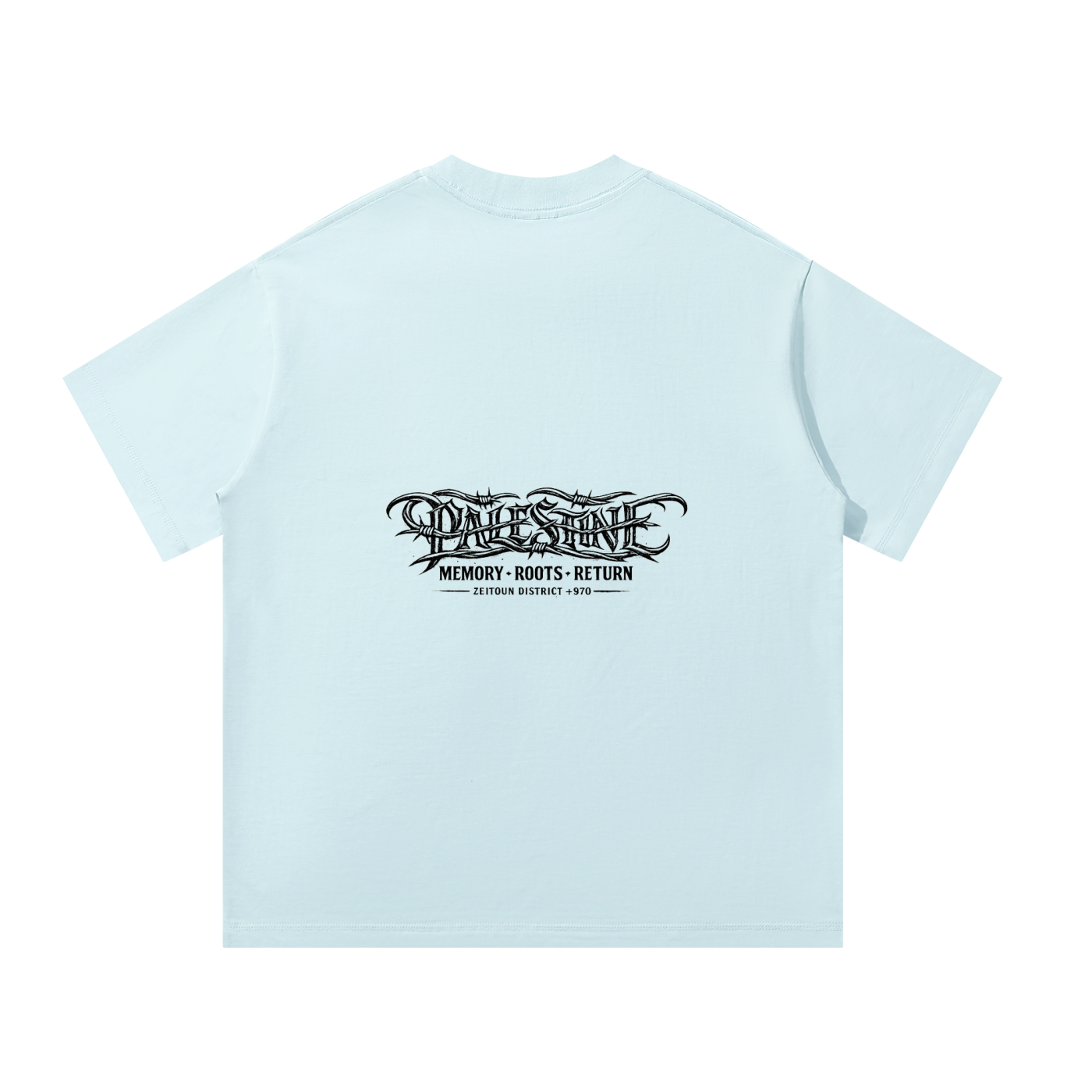 '+970 Palestine Unisex Oversized T-Shirt