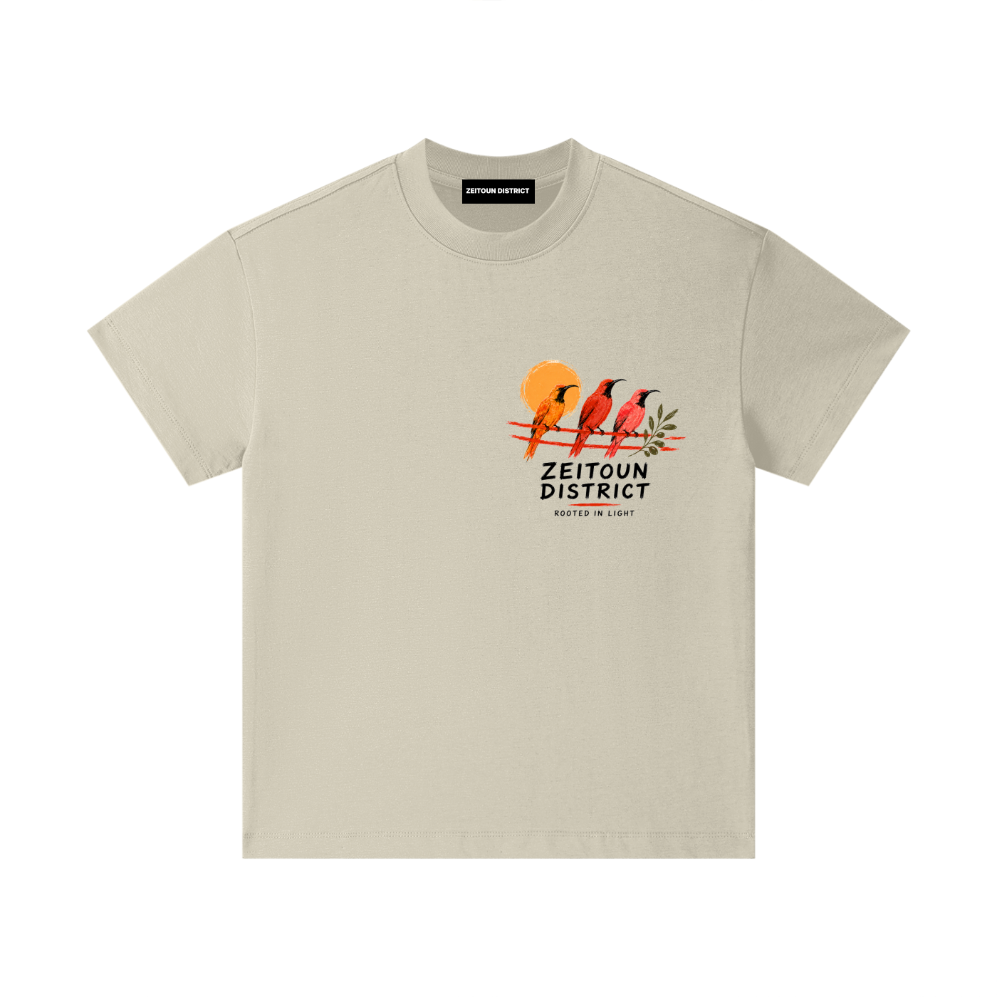 Rooted in Light Palestinian Sun Bird Pure Cotton Essential Kids T-Shirt