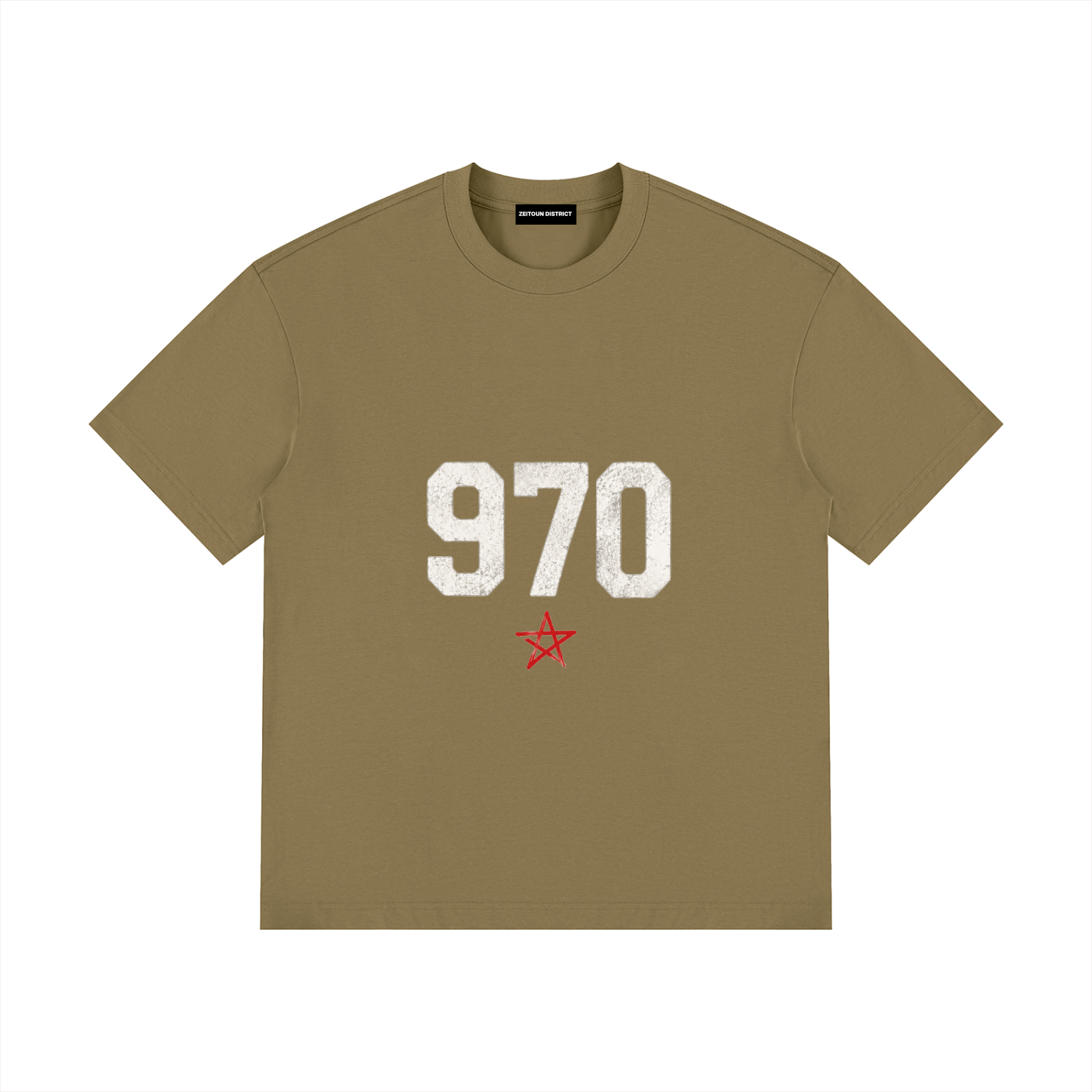 '+970 Palestine Drop-Shoulder Cotton T-Shirt