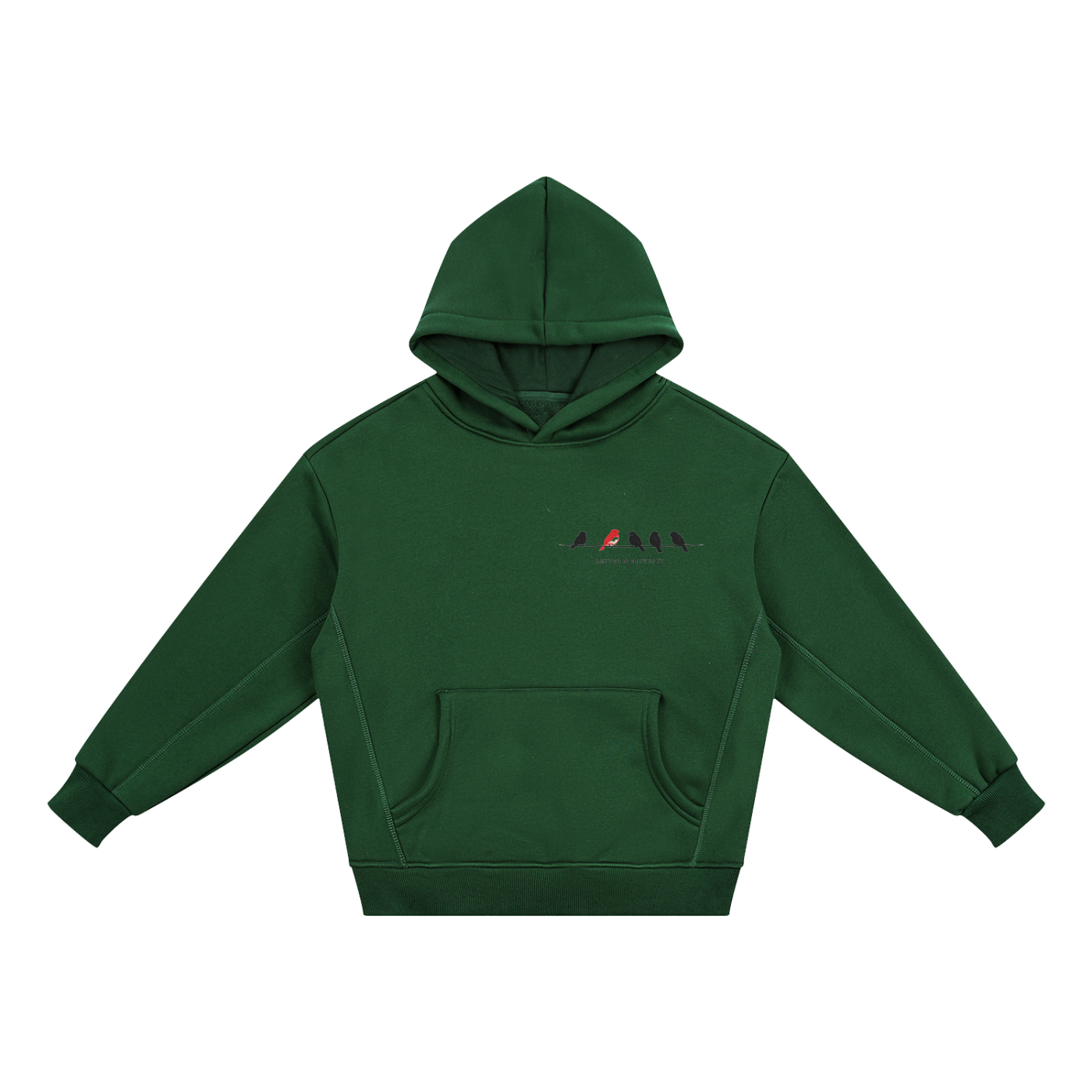 '+970 Birds on Wire Essential Kids' Fleece Hoodie