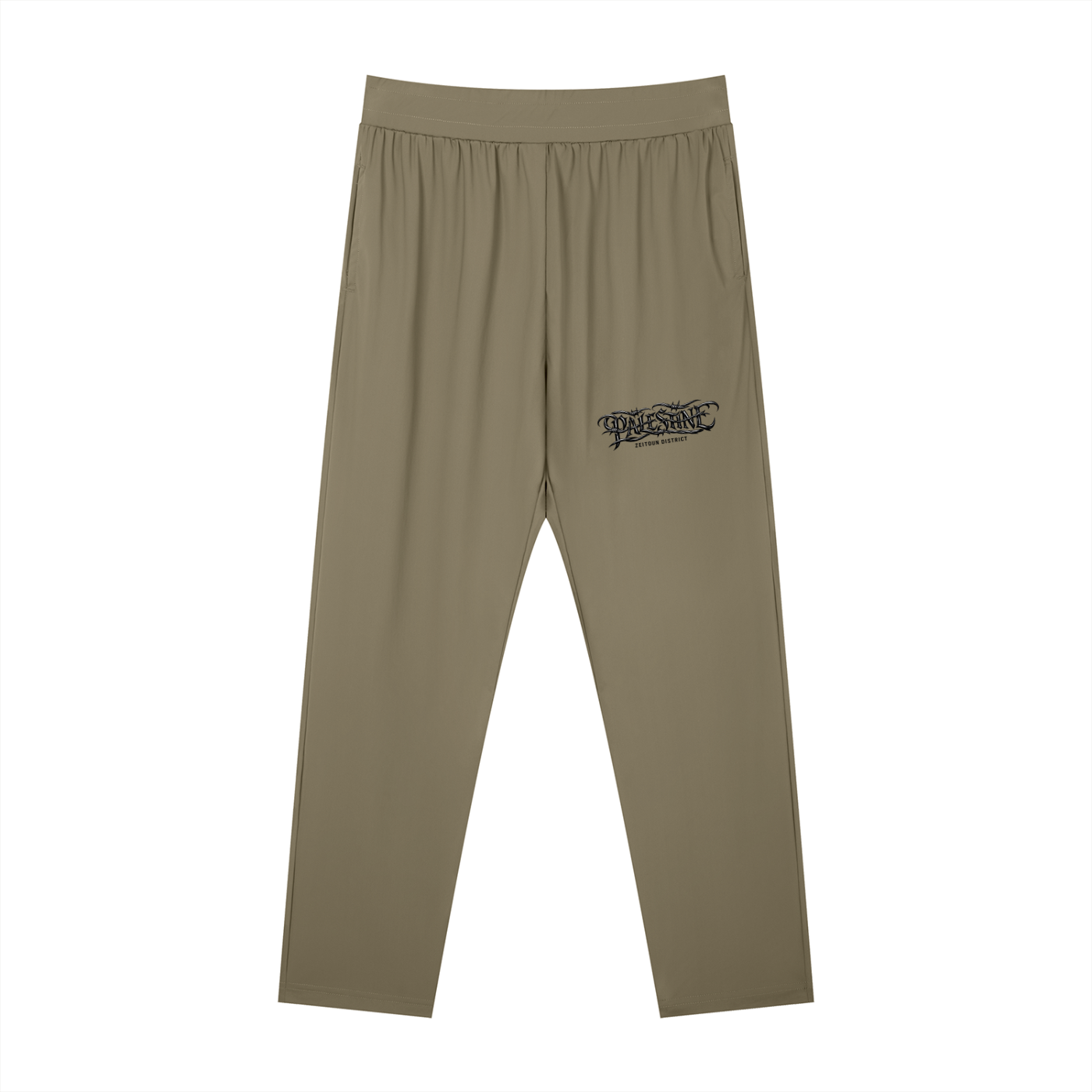 '+970 Palestine Men's Straight Leg Elastic Waist Pants
