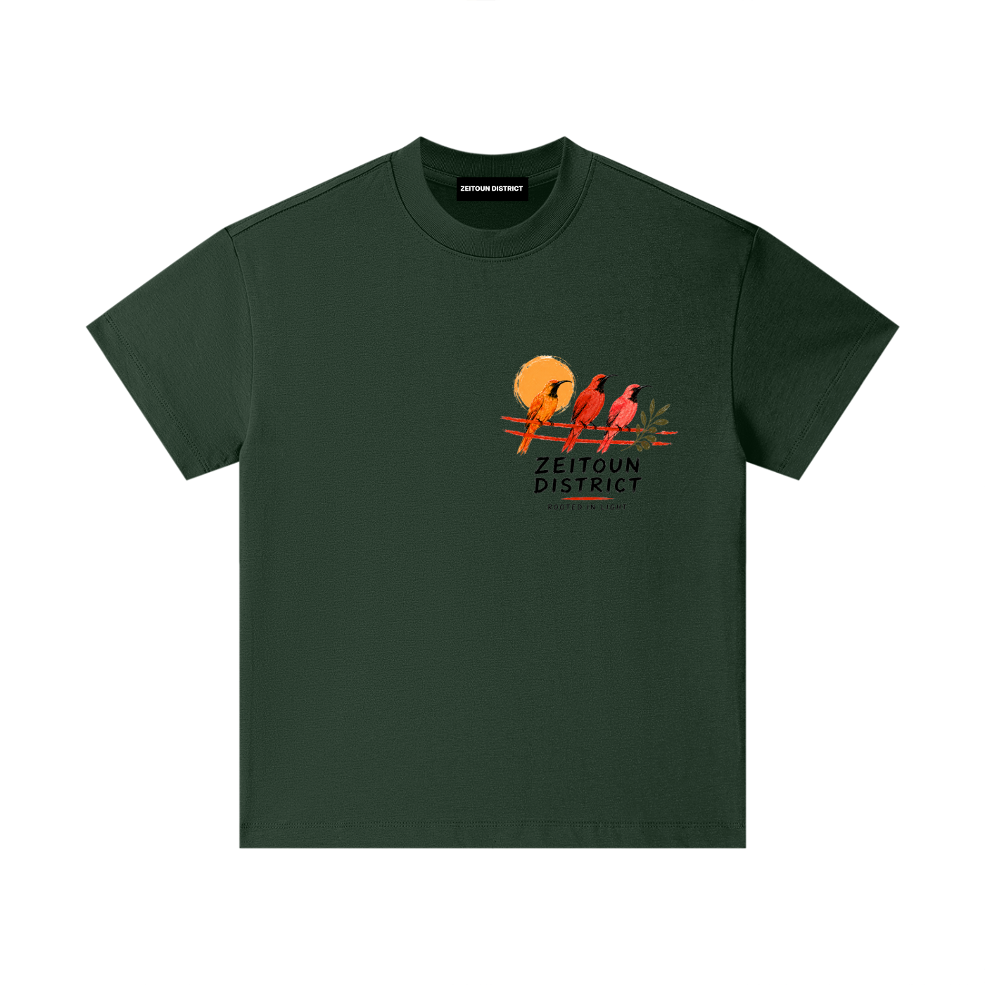Rooted in Light Palestinian Sun Bird Pure Cotton Essential Kids T-Shirt