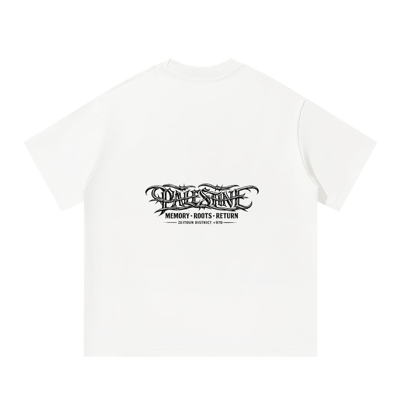 '+970 Palestine Unisex Oversized T-Shirt