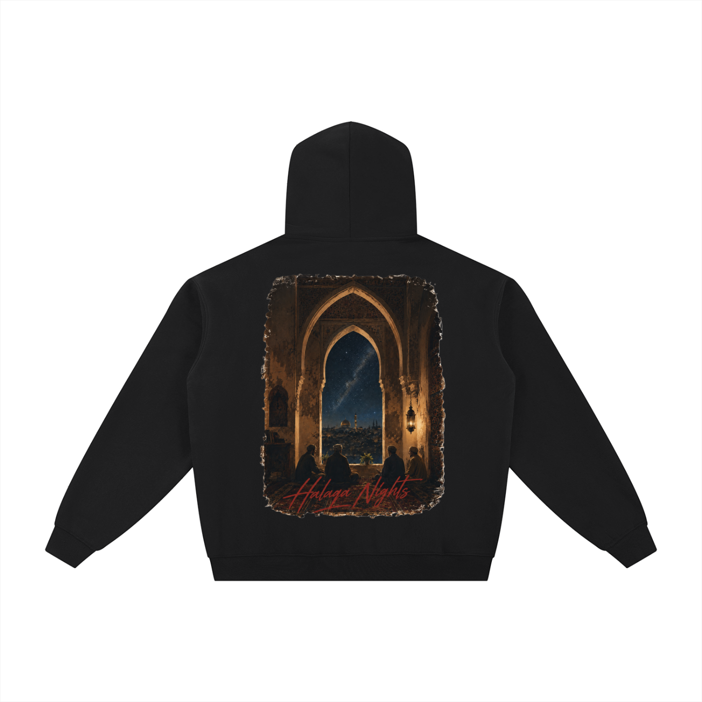Halaqa Nights Zip-Up Hoodie — Zeitoun District