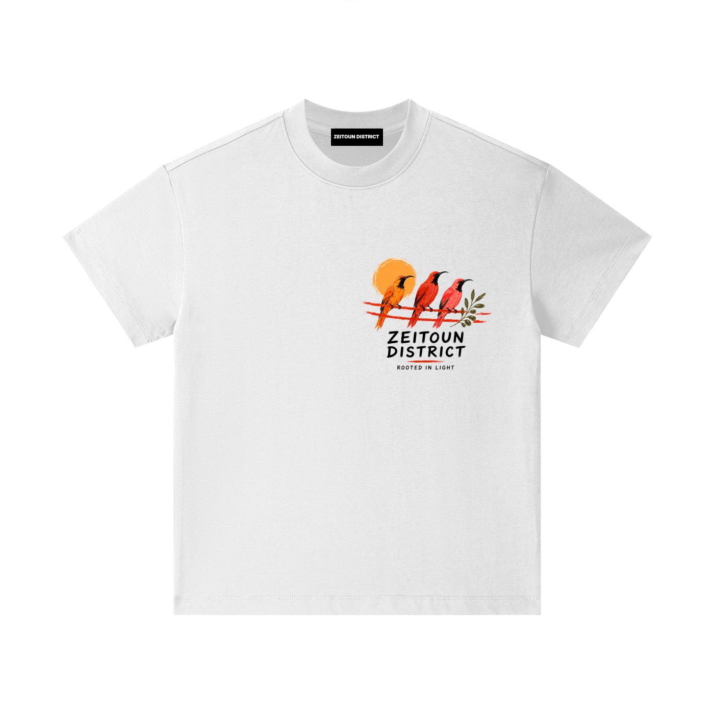 Rooted in Light Palestinian Sun Bird Pure Cotton Essential Kids T-Shirt