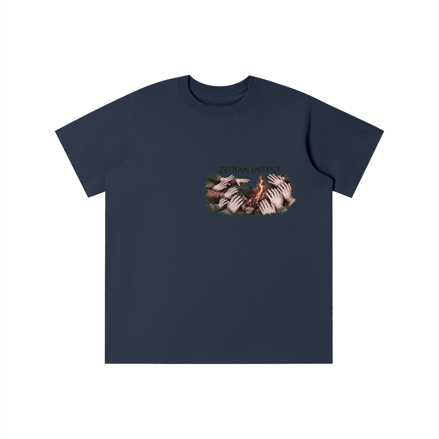 Palestinian Hands Around the Fire Essential Kids' T-shirt
