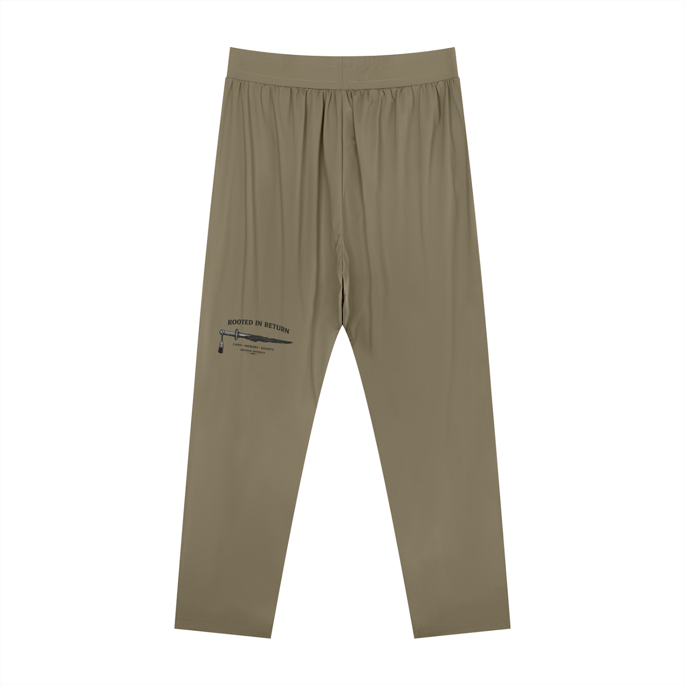 Sword of Return Men's Straight Leg Elastic Waist Pants