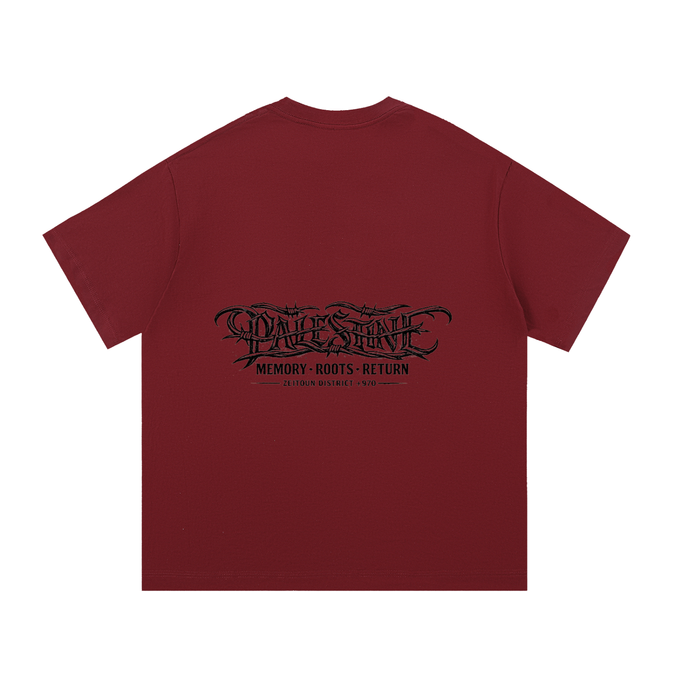 '+970 Palestine Essential Cotton T-Shirt