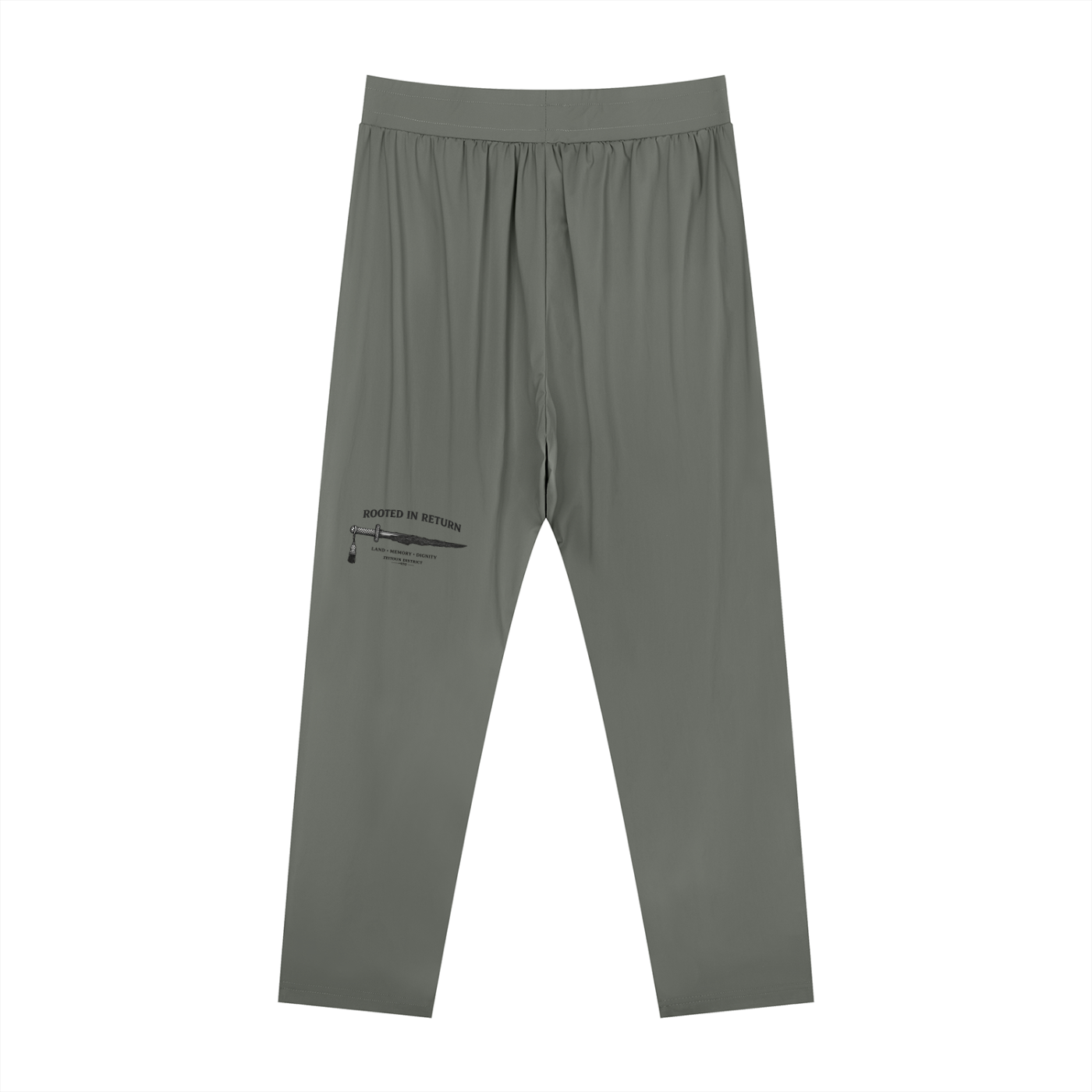 Sword of Return Men's Straight Leg Elastic Waist Pants