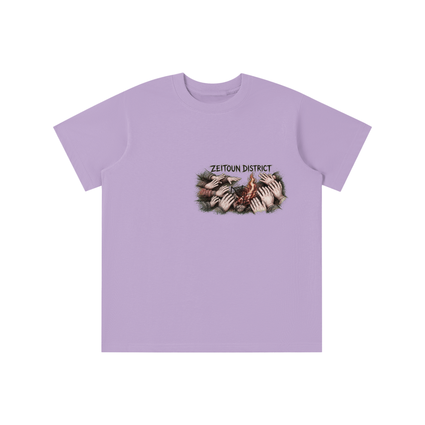 Palestinian Hands Around the Fire Essential Kids' T-shirt
