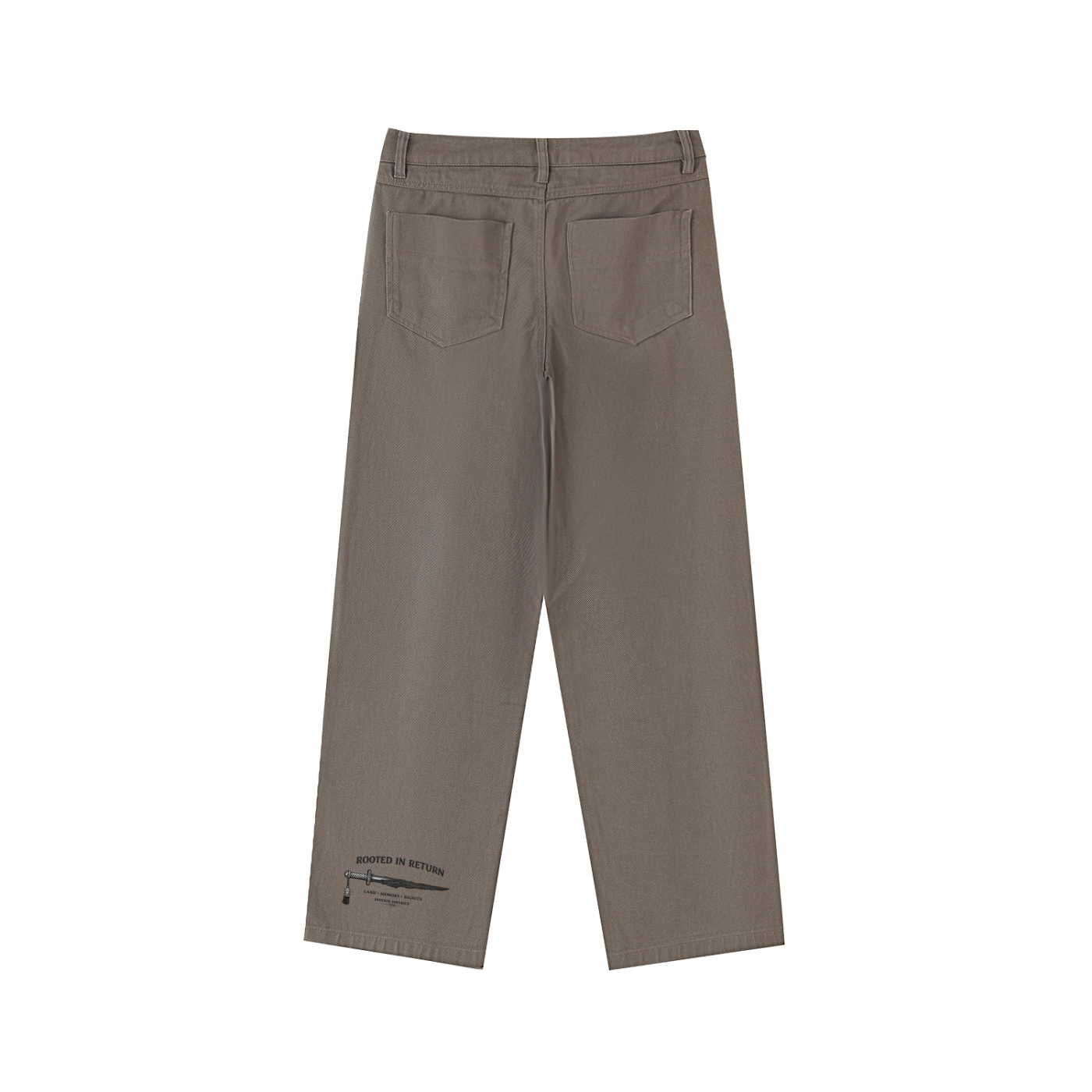 Sword of Return Heavyweight Cotton Straight-Leg Pants