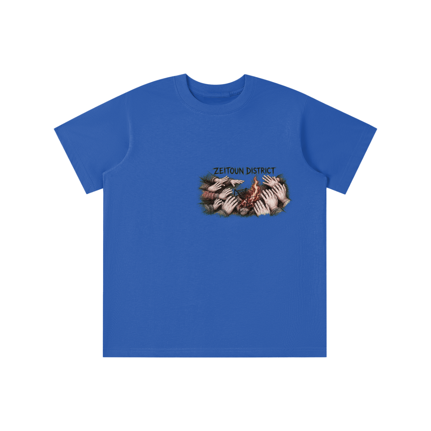 Palestinian Hands Around the Fire Essential Kids' T-shirt