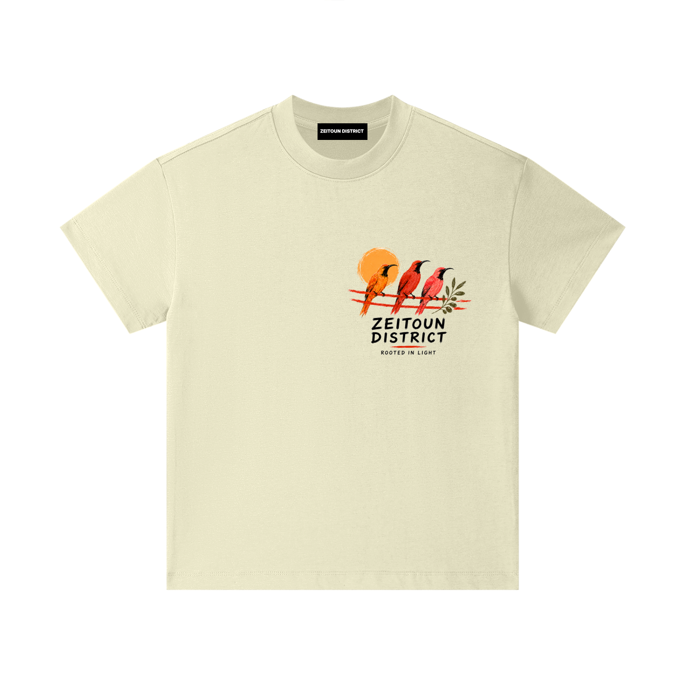Rooted in Light Palestinian Sun Bird Pure Cotton Essential Kids T-Shirt