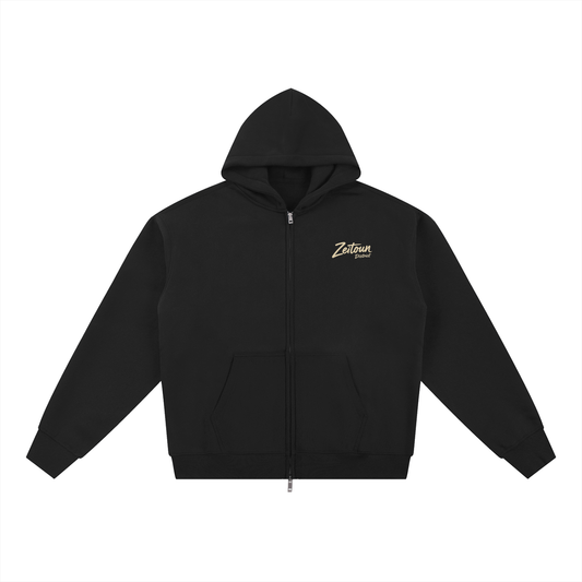 Halaqa Nights Zip-Up Hoodie — Zeitoun District