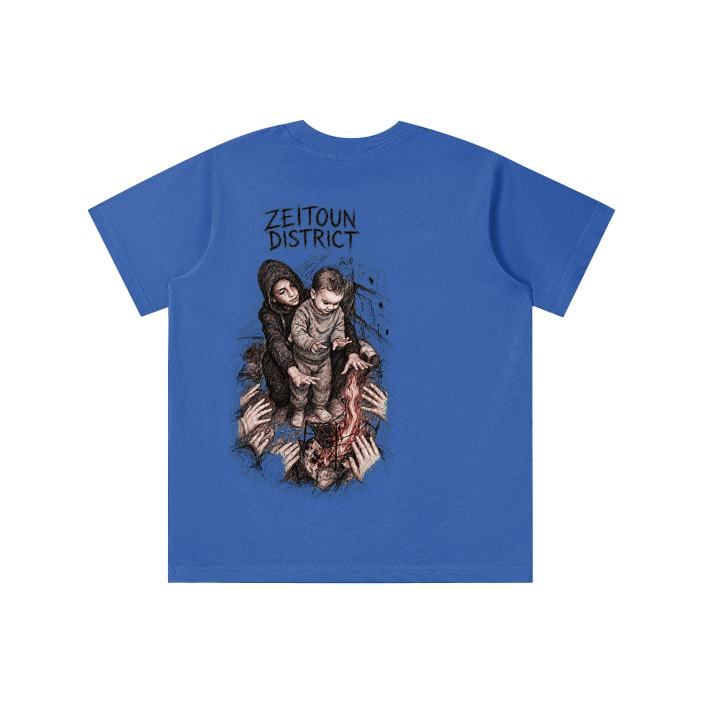 Palestinian Hands Around the Fire Essential Kids' T-shirt
