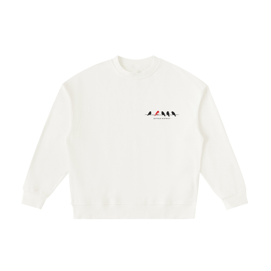 '+970 Birds on Wire Essential Fleece Kids' Crewneck Sweatshirt