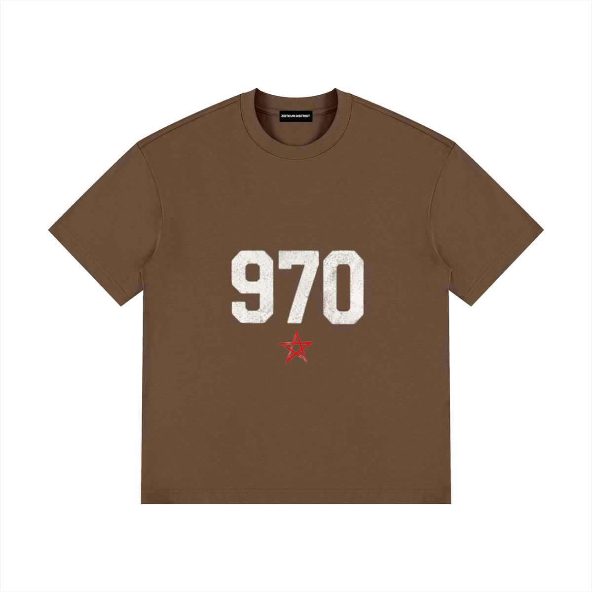 '+970 Palestine Drop-Shoulder Cotton T-Shirt