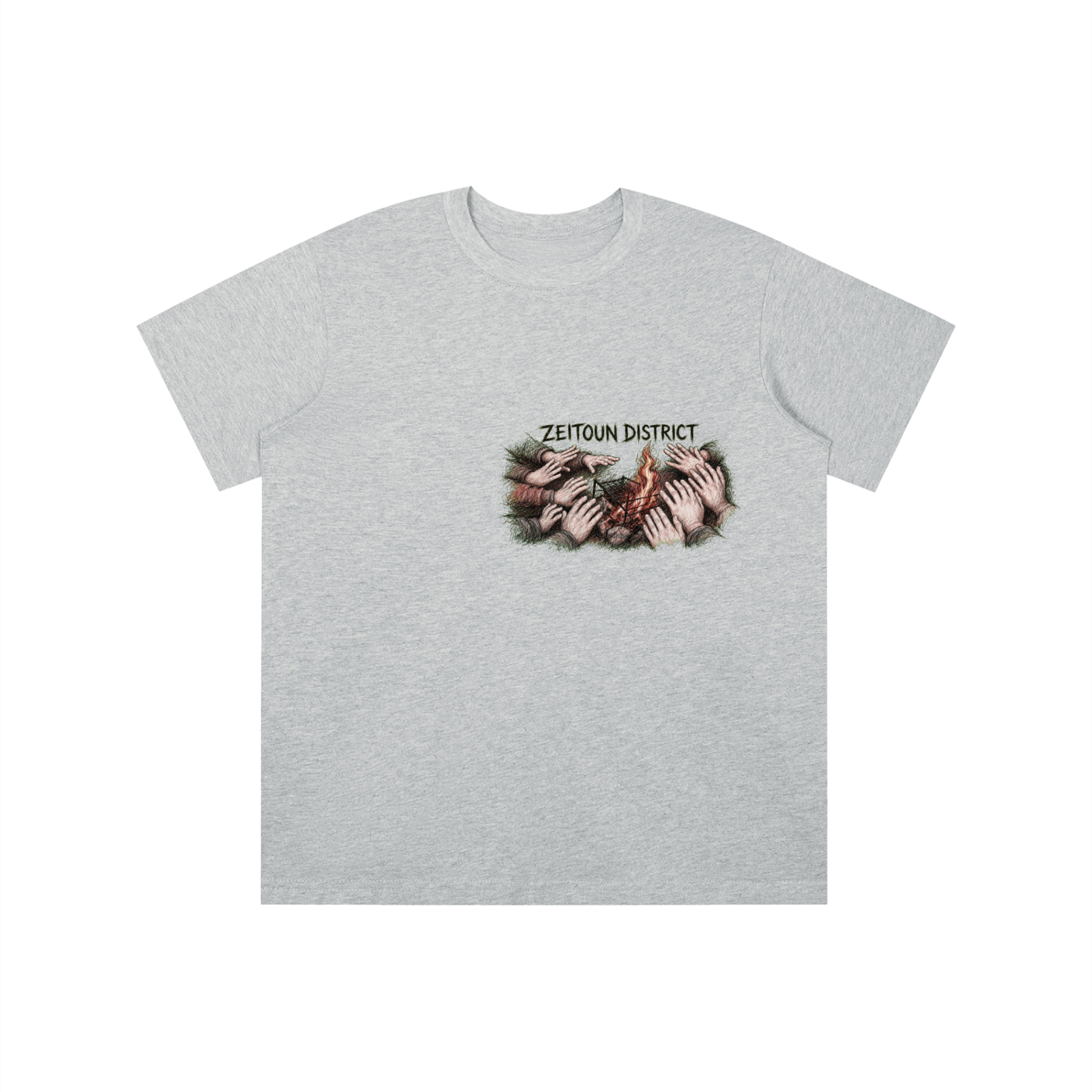 Palestinian Hands Around the Fire Essential Kids' T-shirt