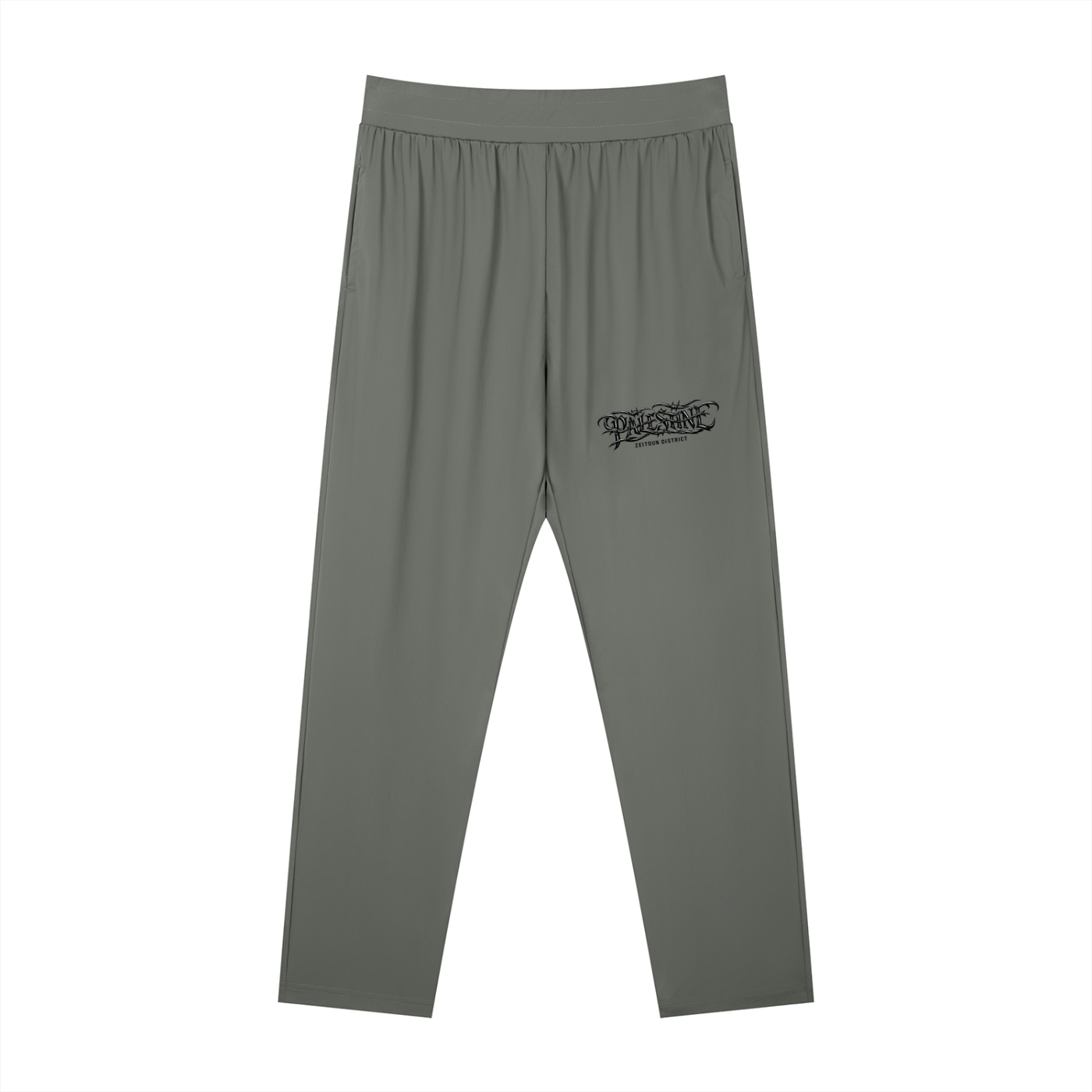 '+970 Palestine Men's Straight Leg Elastic Waist Pants
