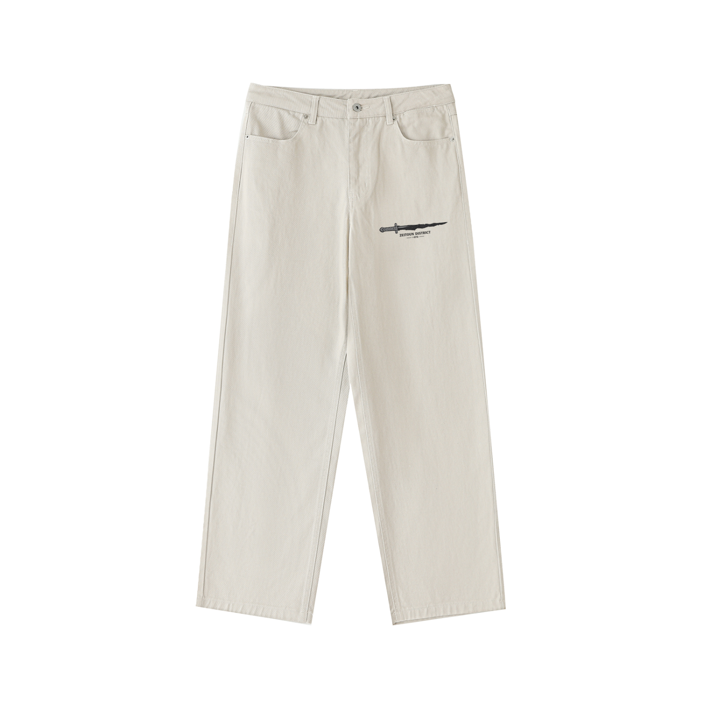 Sword of Return Heavyweight Cotton Straight-Leg Pants