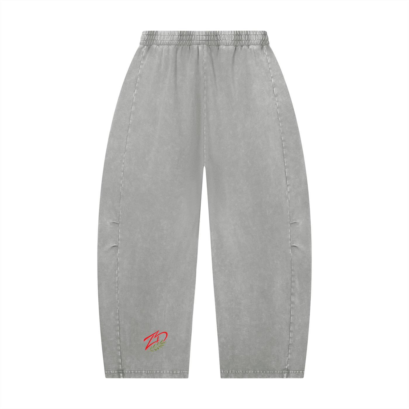 Olive Branch Pulse Unisex Barrel Leg Pants
