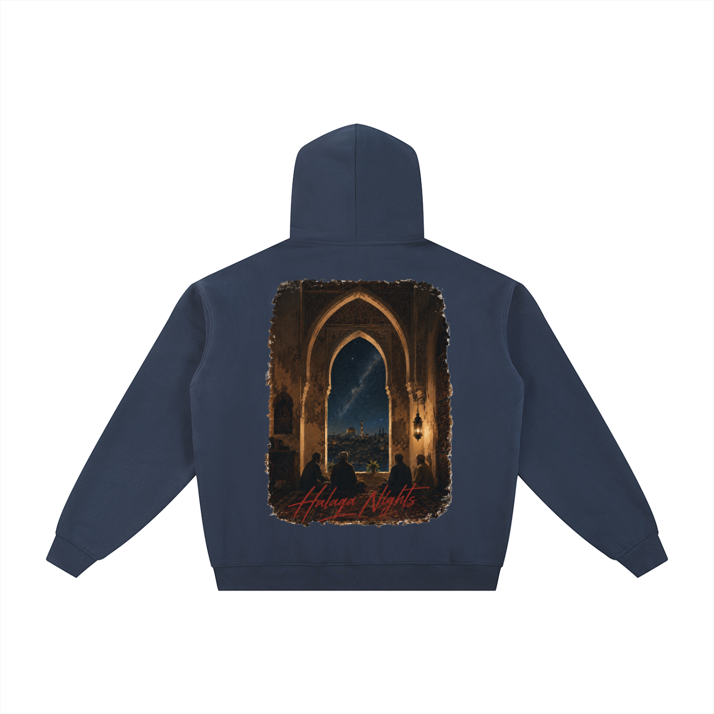 Halaqa Nights Zip-Up Hoodie — Zeitoun District