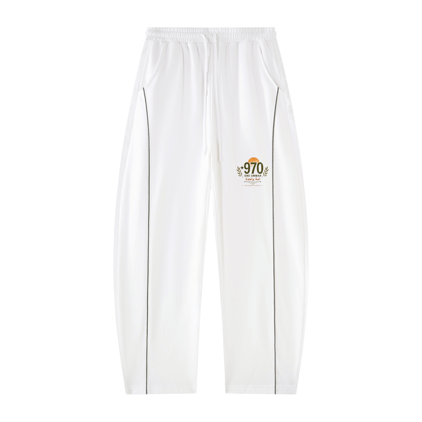 +970 One Ummah Unisex Heavyweight Barrel Leg Sweatpants