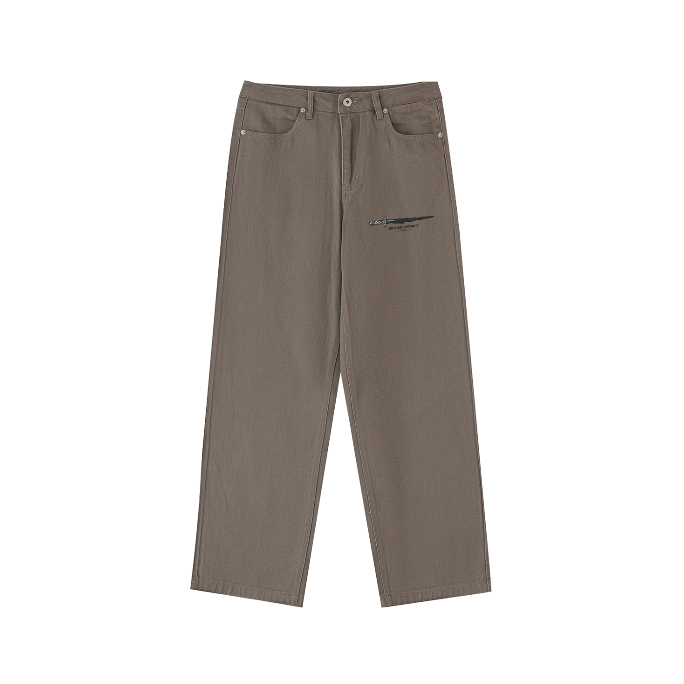 Sword of Return Heavyweight Cotton Straight-Leg Pants