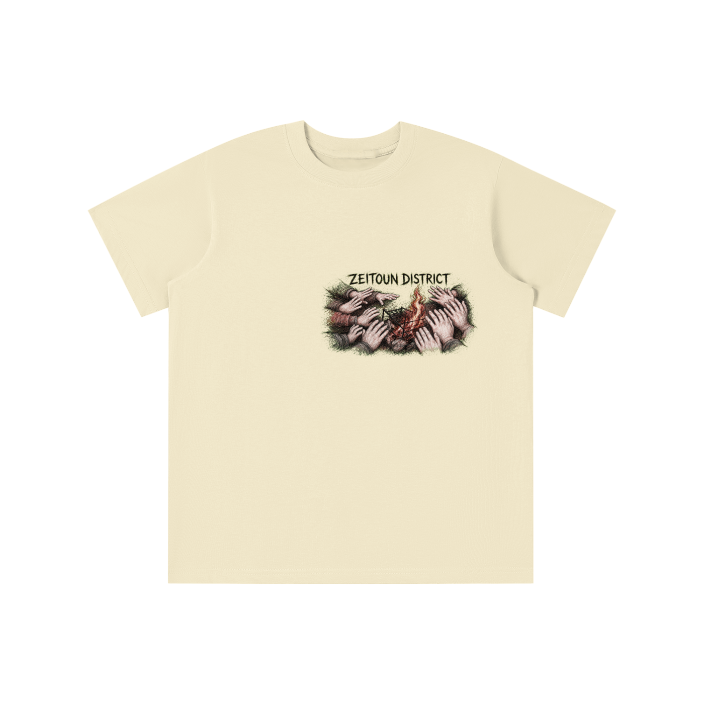 Palestinian Hands Around the Fire Essential Kids' T-shirt