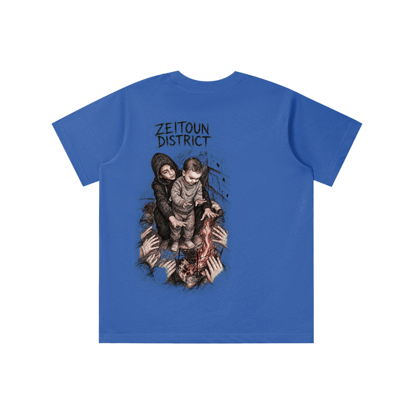 Palestinian Hands Around the Fire Essential Kids' T-shirt