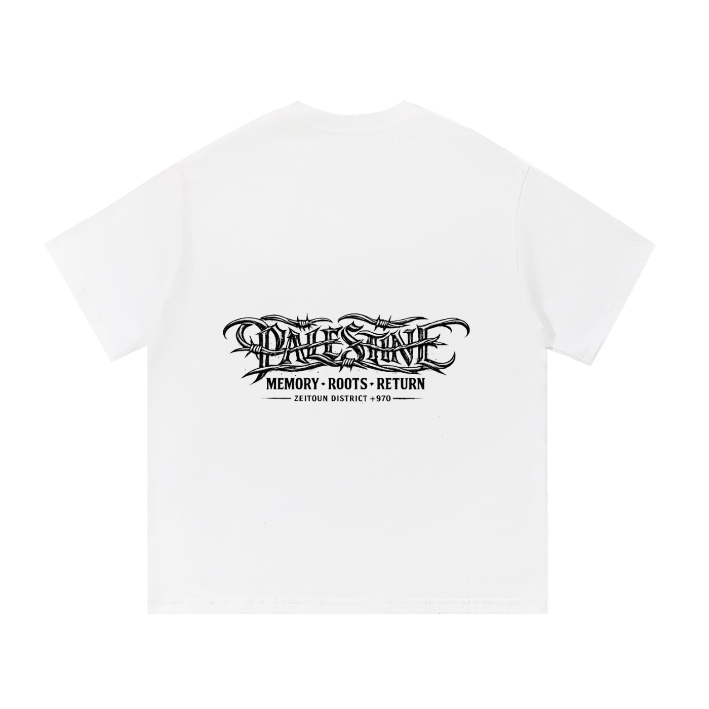 '+970 Palestine Essential Cotton T-Shirt