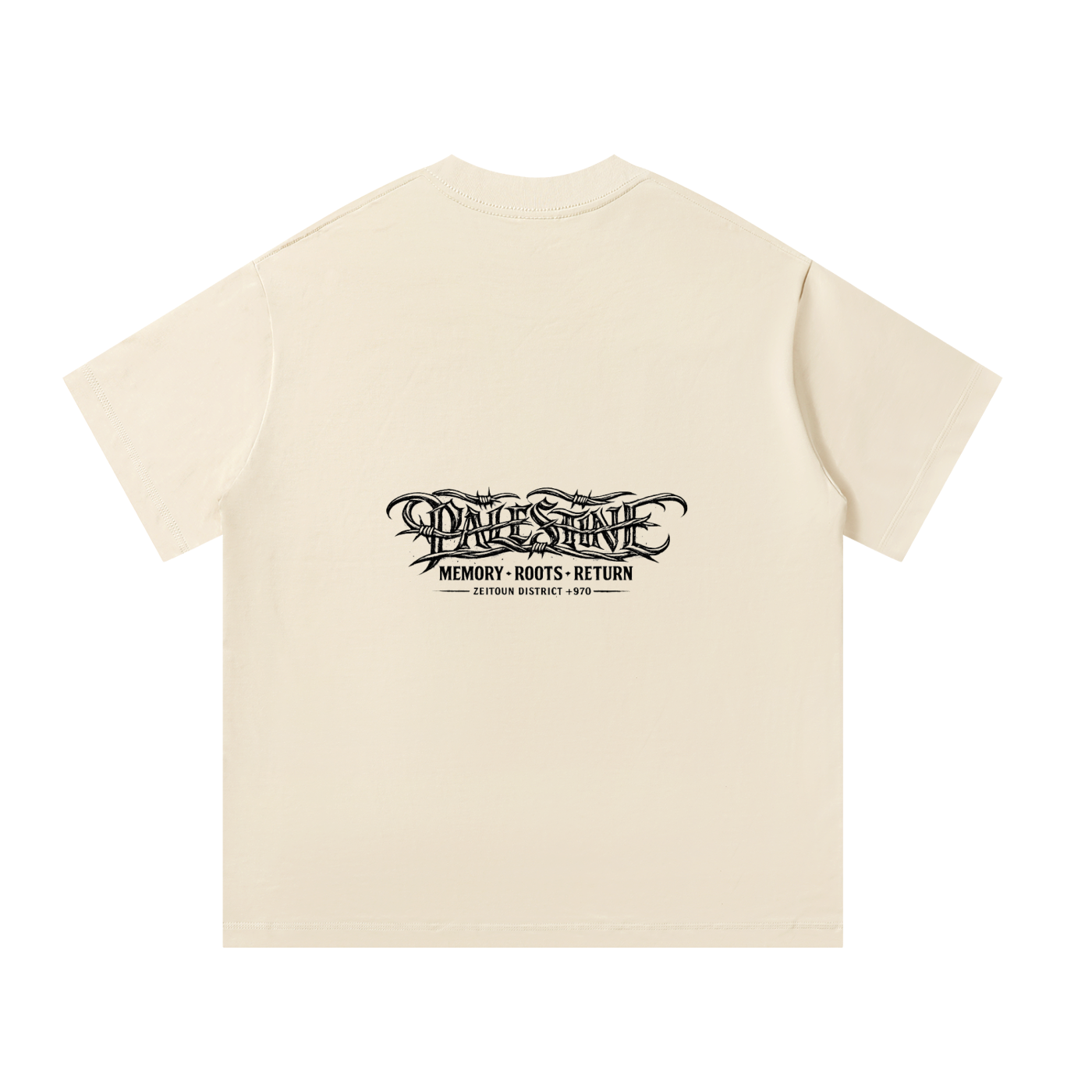 '+970 Palestine Unisex Oversized T-Shirt