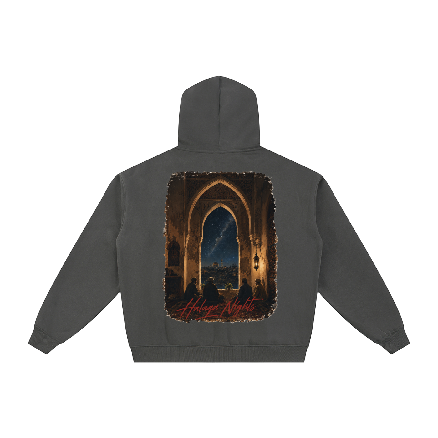 Halaqa Nights Zip-Up Hoodie — Zeitoun District
