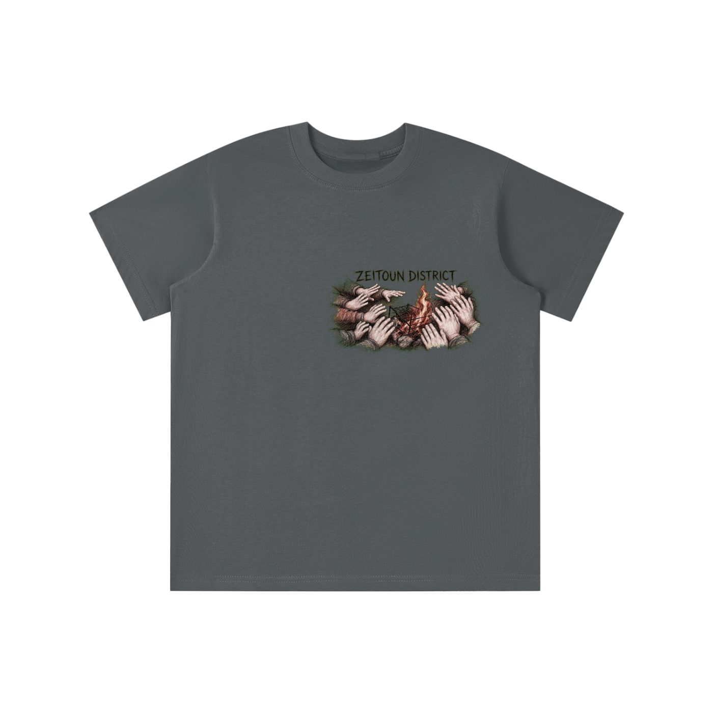 Palestinian Hands Around the Fire Essential Kids' T-shirt