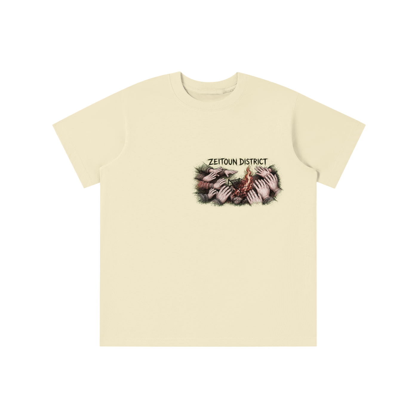 Palestinian Hands Around the Fire Essential Kids' T-shirt