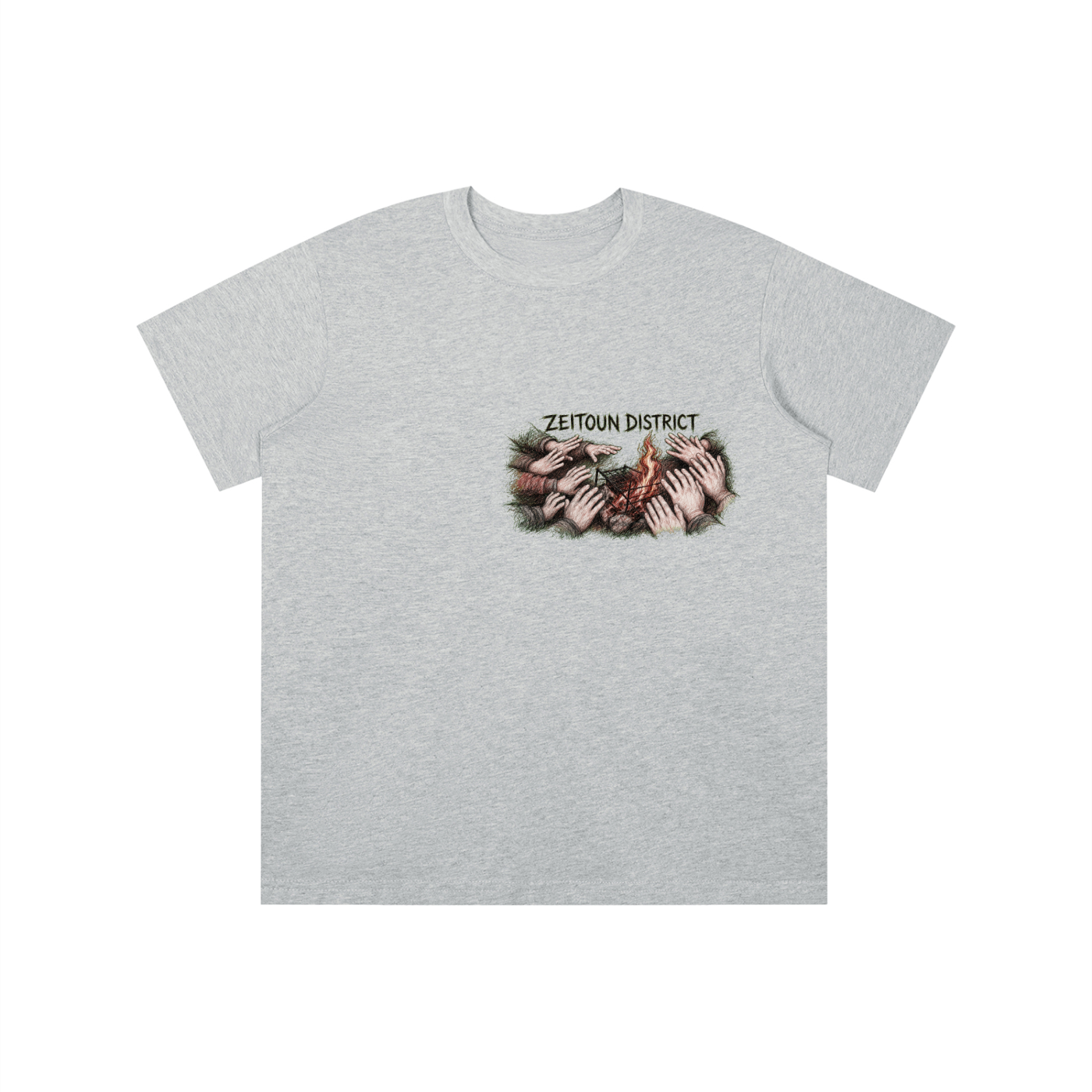 Palestinian Hands Around the Fire Essential Kids' T-shirt
