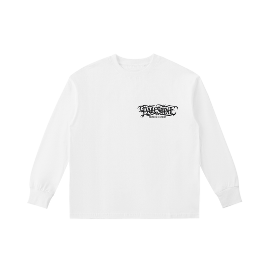 '+970 Palestine Kids' Quick-Dry Cotton Long-Sleeve Tee