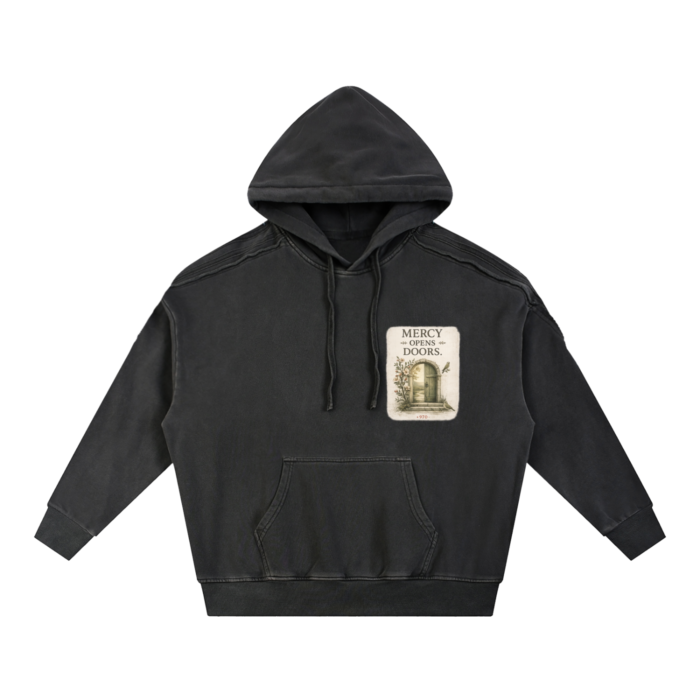 Mercy Opens Doors Heavyweight Hoodie