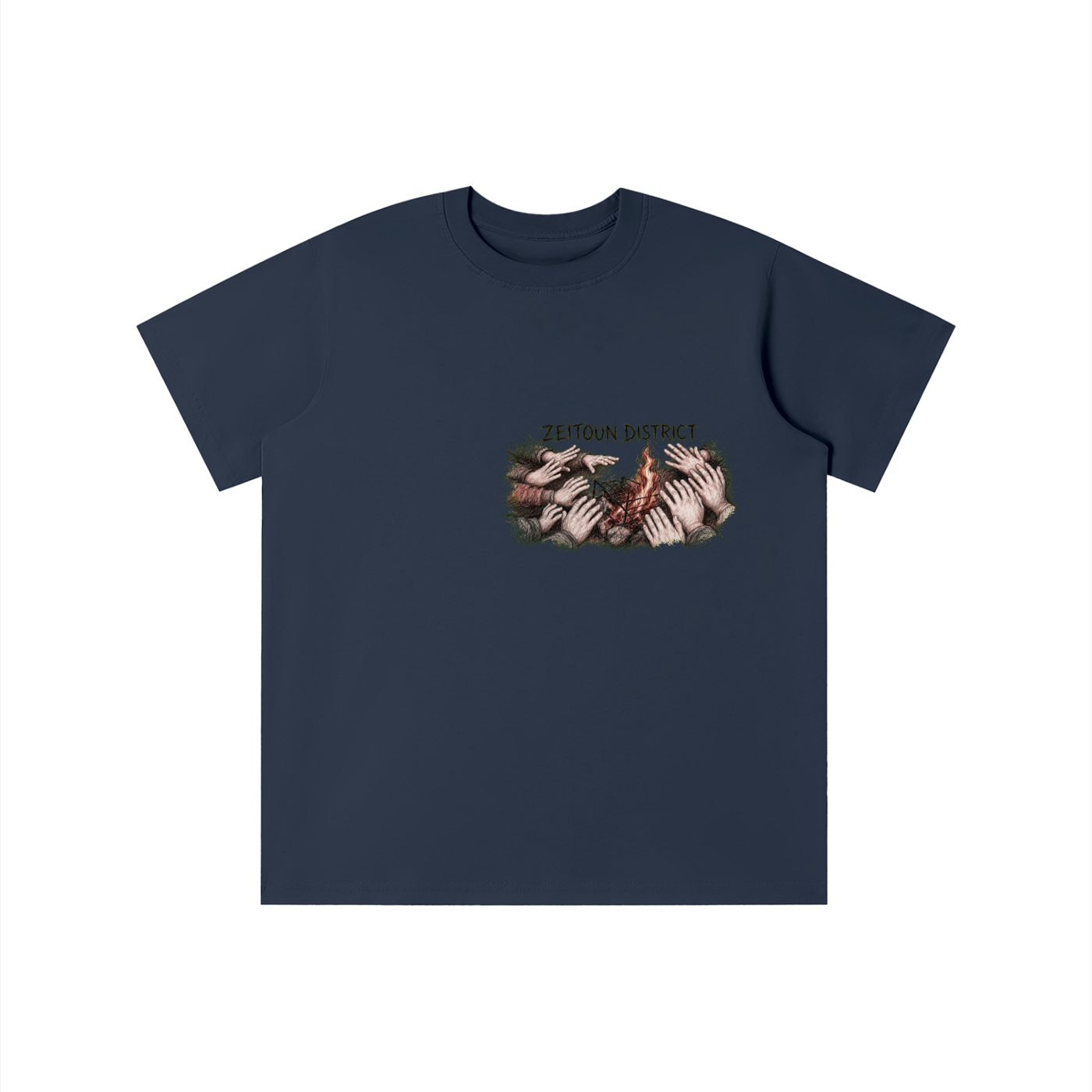 Palestinian Hands Around the Fire Essential Kids' T-shirt